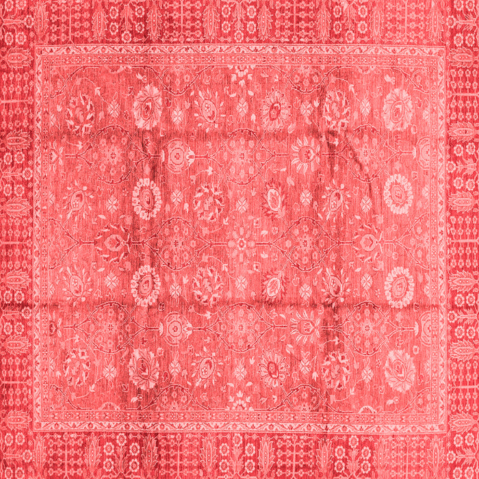 Machine Washable Oriental Red Traditional Rug, wshabs3968red