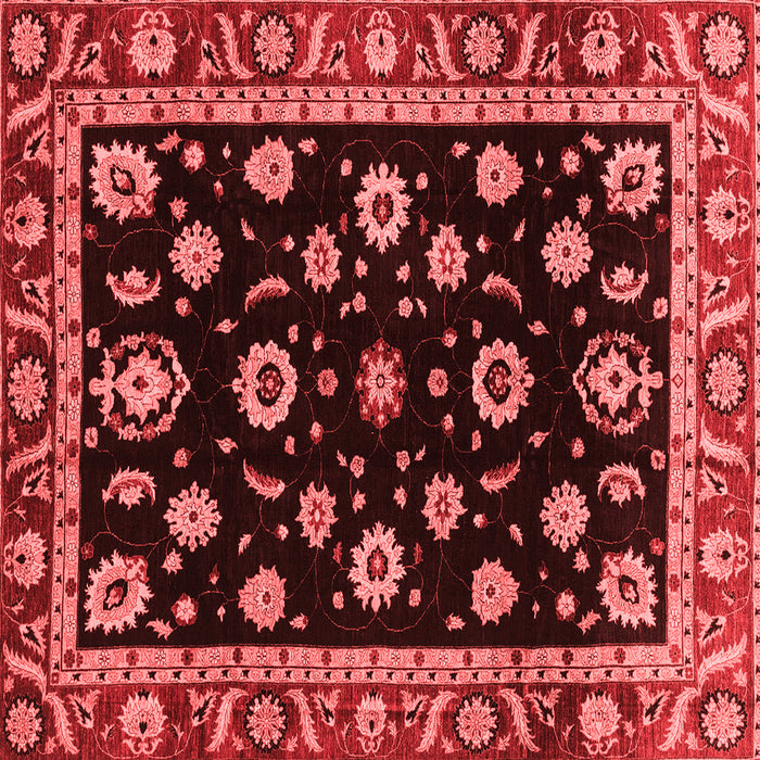Machine Washable Oriental Red Traditional Rug, wshabs3969red