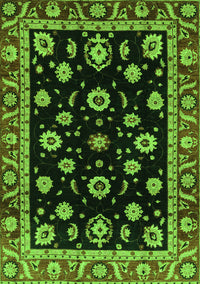 Oriental Green Traditional Rug, abs3969grn