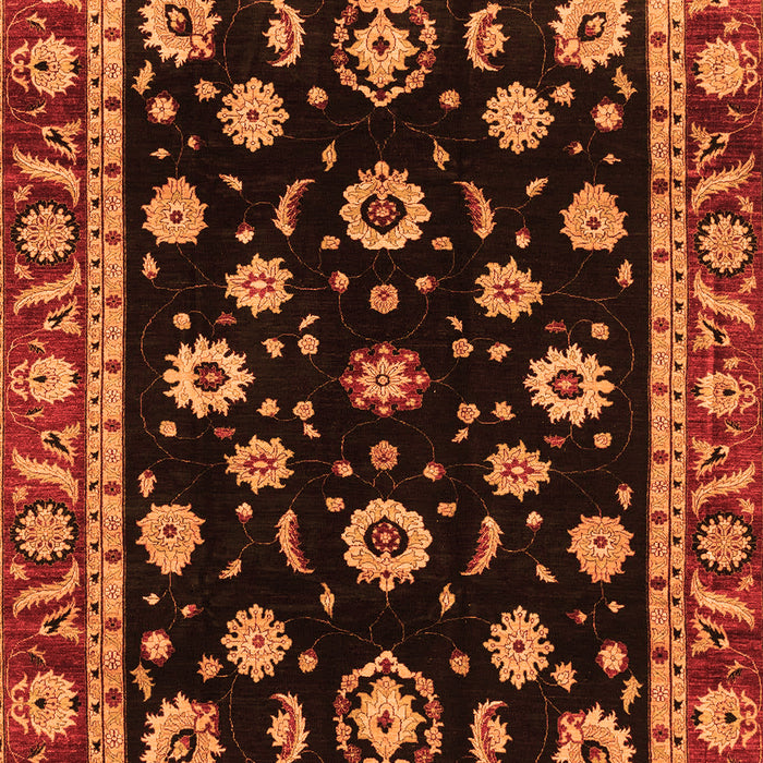 Oriental Orange Traditional Rug, abs3969org