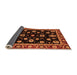 Sideview of Oriental Orange Traditional Rug, abs3969org