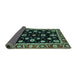 Sideview of Oriental Turquoise Traditional Rug, abs3969turq