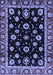 Machine Washable Oriental Blue Traditional Rug, wshabs3969blu