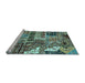 Sideview of Machine Washable Abstract Light Blue Modern Rug, wshabs396lblu