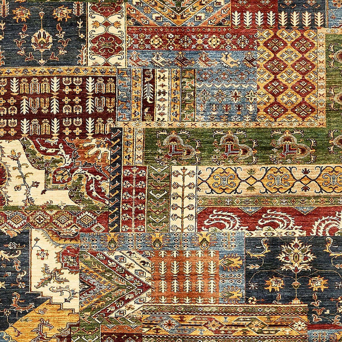 Abstract Red Modern Rug, abs396