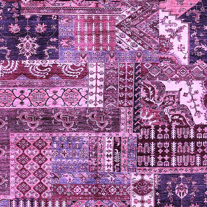 Machine Washable Abstract Purple Modern Area Rugs, wshabs396pur
