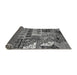 Sideview of Abstract Gray Modern Rug, abs396gry