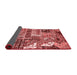 Abstract Red Modern Area Rugs