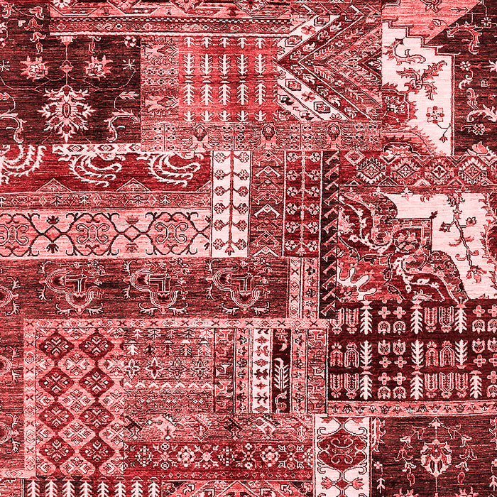 Abstract Red Modern Area Rugs