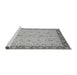 Sideview of Machine Washable Oriental Gray Traditional Rug, wshabs3970gry