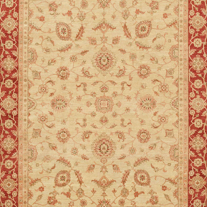 Machine Washable Abstract Orange Rug, wshabs3970