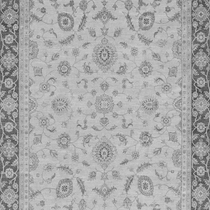Machine Washable Oriental Gray Traditional Rug, wshabs3970gry