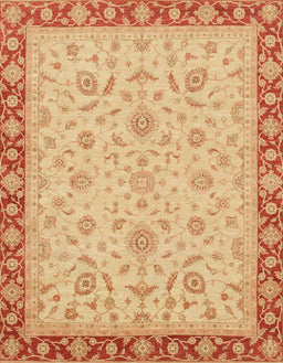 Abstract Orange Oriental Rug, abs3970