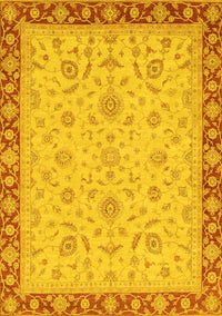 Oriental Yellow Traditional Rug, abs3970yw