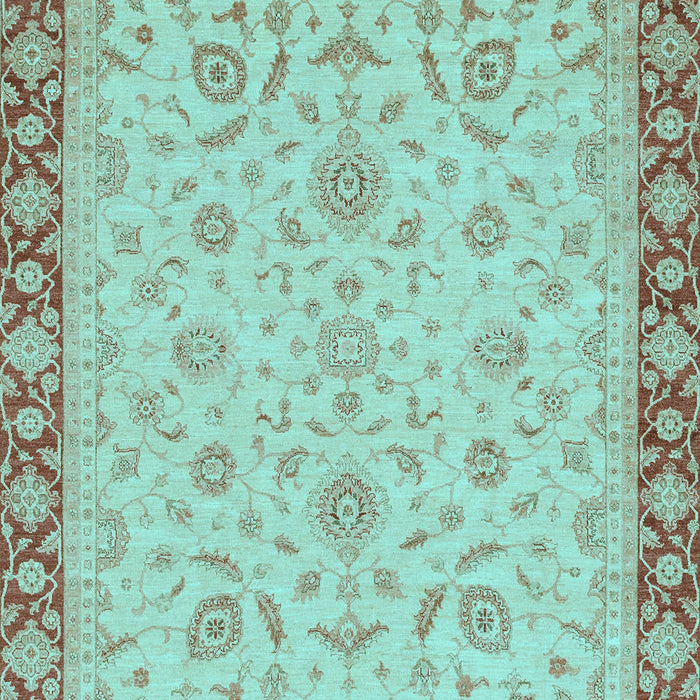 Oriental Light Blue Traditional Rug, abs3970lblu