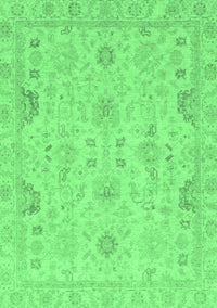 Oriental Emerald Green Traditional Rug, abs3971emgrn