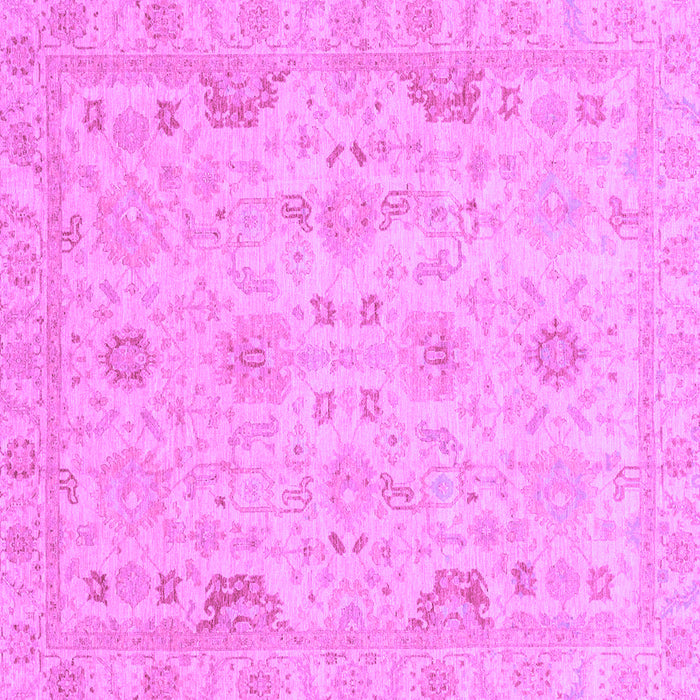 Square Oriental Purple Traditional Rug, abs3971pur