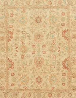Abstract Orange Oriental Rug, abs3971