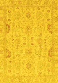 Oriental Yellow Traditional Rug, abs3971yw