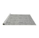 Sideview of Machine Washable Oriental Gray Traditional Rug, wshabs3971gry