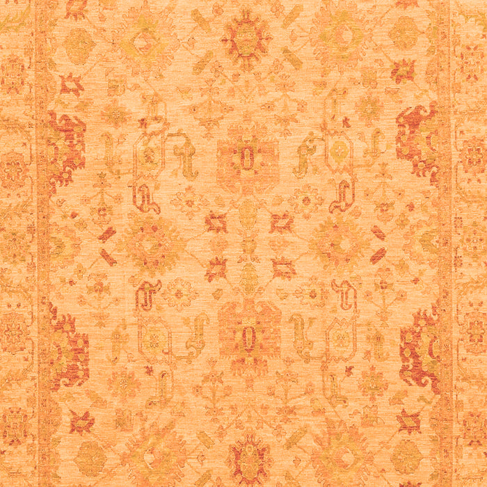 Oriental Orange Traditional Rug, abs3971org