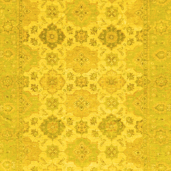 Machine Washable Abstract Yellow Modern Rug, wshabs3972yw