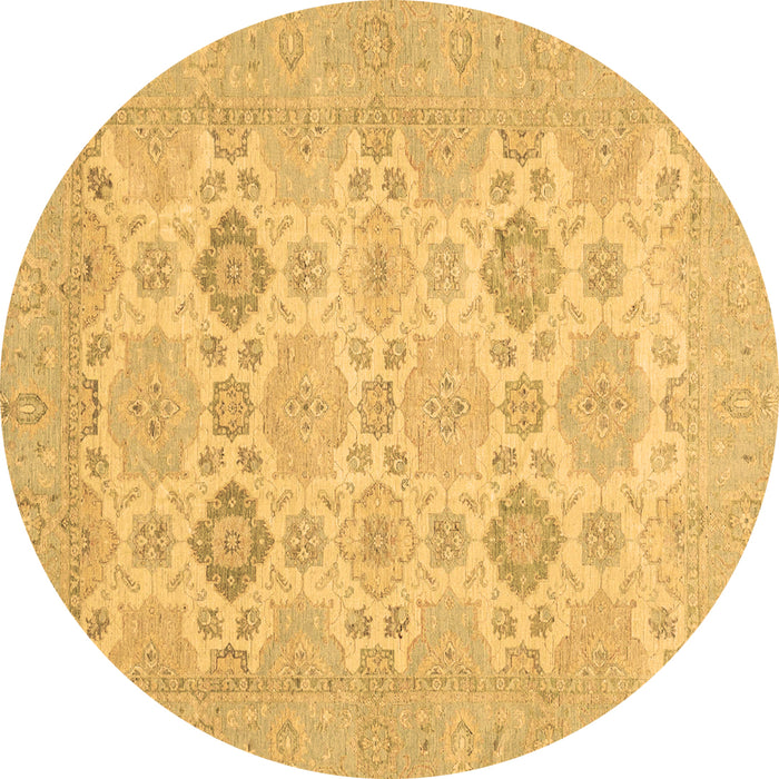 Round Machine Washable Abstract Brown Modern Rug, wshabs3972brn