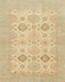 Machine Washable Abstract Metallic Gold Rug, wshabs3972