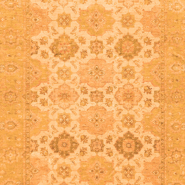Machine Washable Abstract Orange Modern Area Rugs, wshabs3972org