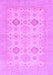 Machine Washable Abstract Purple Modern Area Rugs, wshabs3972pur