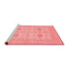 Modern Red Washable Rugs