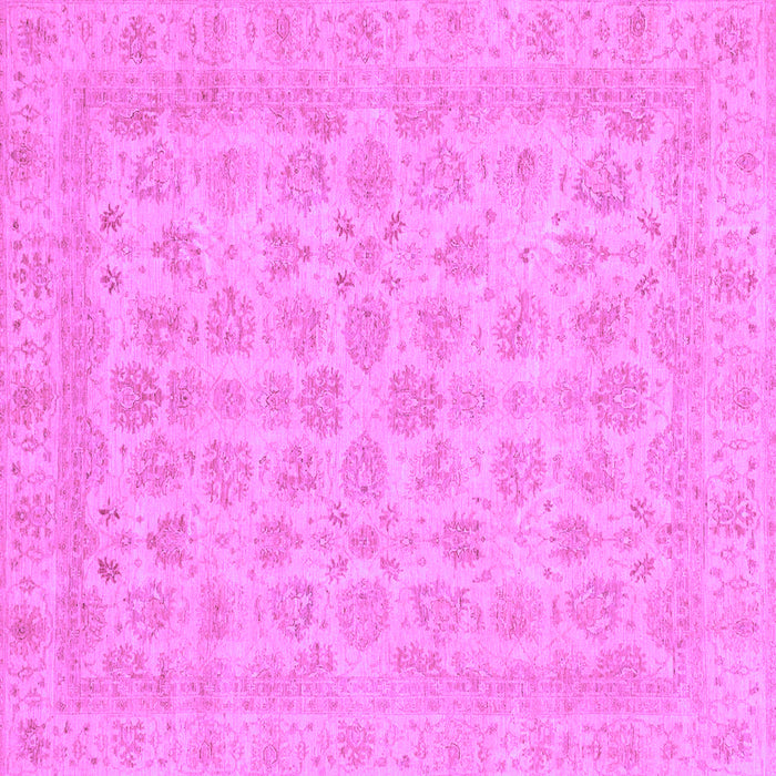 Square Abstract Purple Modern Rug, abs3973pur