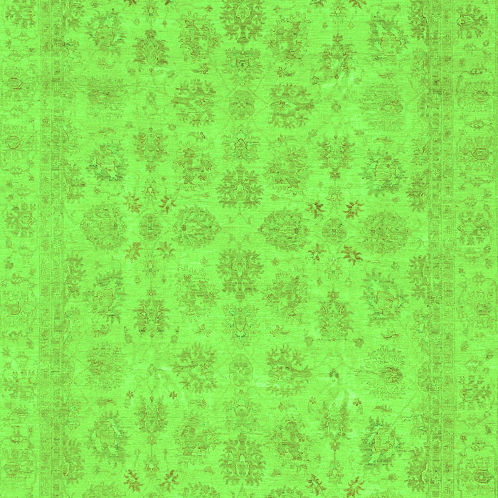 Machine Washable Abstract Green Modern Area Rugs, wshabs3973grn