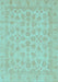 Abstract Light Blue Modern Rug, abs3973lblu