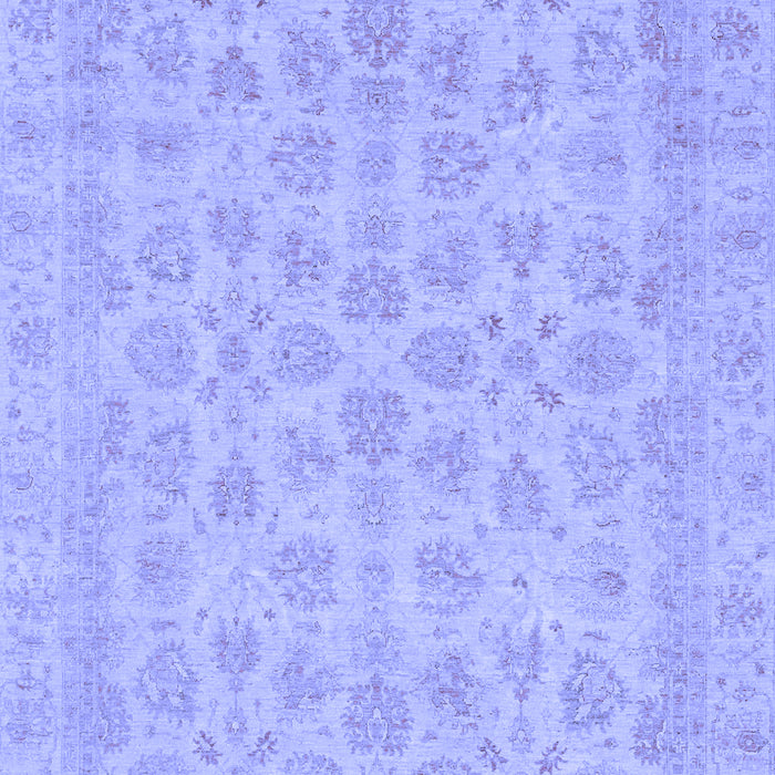Abstract Blue Modern Rug, abs3973blu