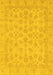 Abstract Yellow Modern Rug, abs3973yw