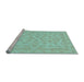 Sideview of Machine Washable Abstract Light Blue Modern Rug, wshabs3973lblu