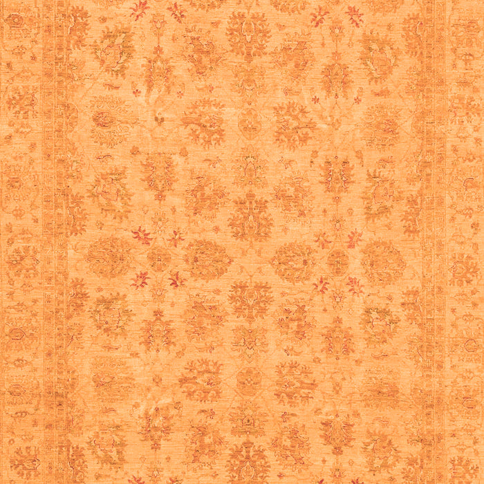 Machine Washable Abstract Orange Modern Area Rugs, wshabs3973org