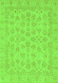 Abstract Green Modern Rug, abs3973grn