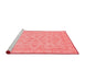 Modern Red Washable Rugs