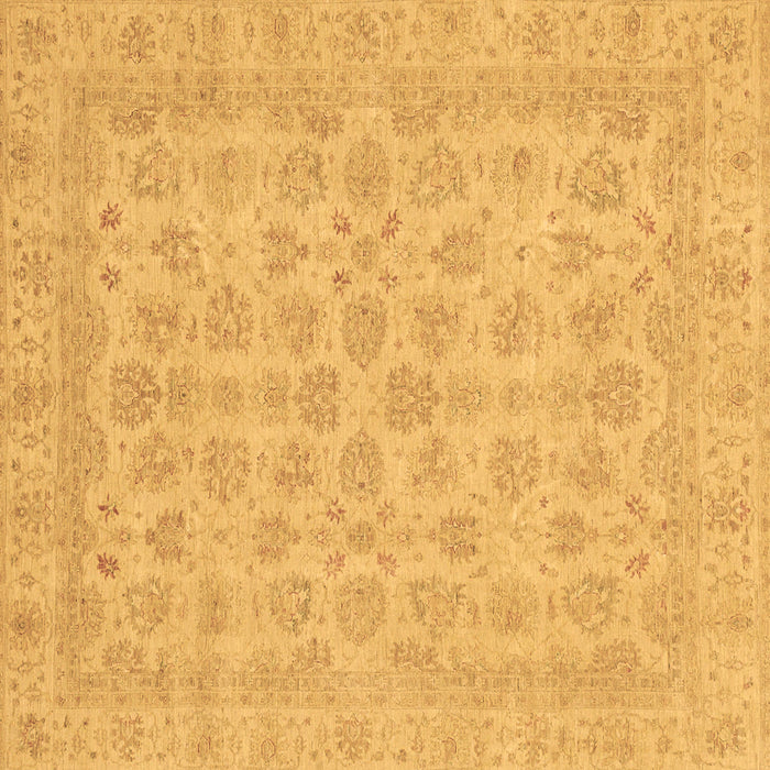 Square Abstract Brown Modern Rug, abs3973brn