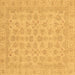 Square Abstract Brown Modern Rug, abs3973brn