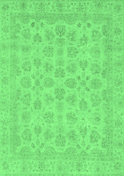 Abstract Emerald Green Modern Rug, abs3973emgrn