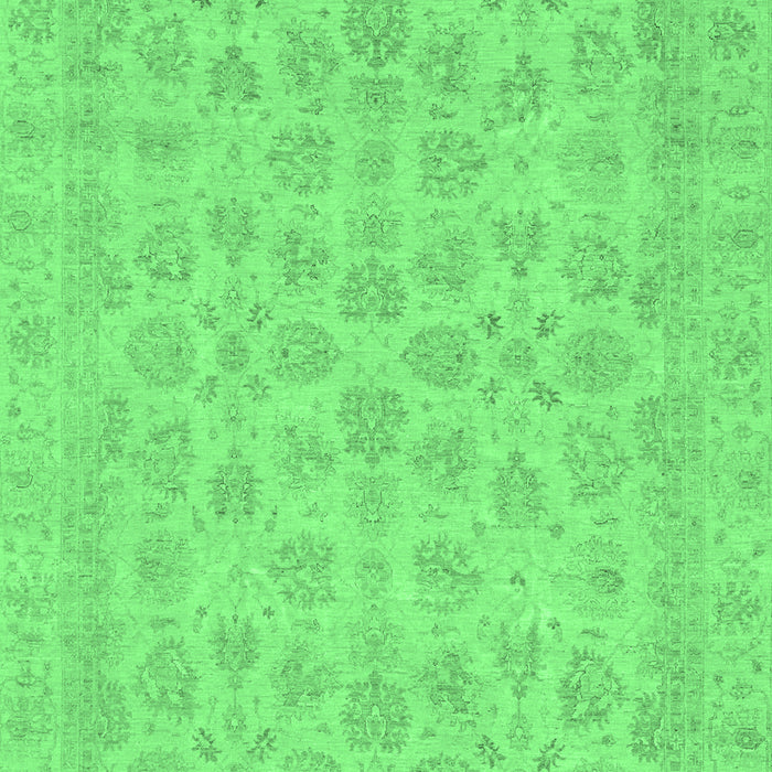 Abstract Emerald Green Modern Rug, abs3973emgrn