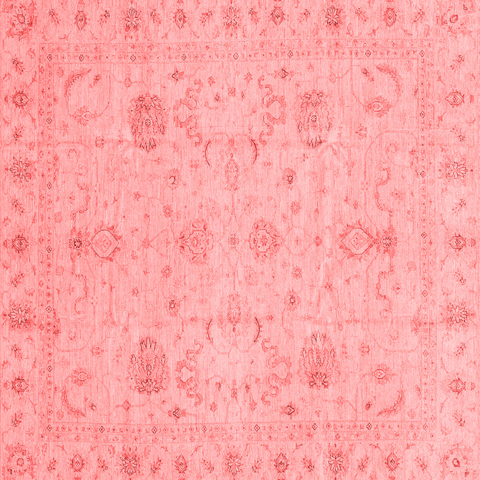 Machine Washable Oriental Red Traditional Rug, wshabs3974red