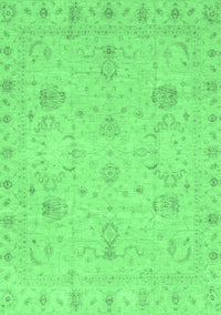 Oriental Emerald Green Traditional Rug, abs3974emgrn