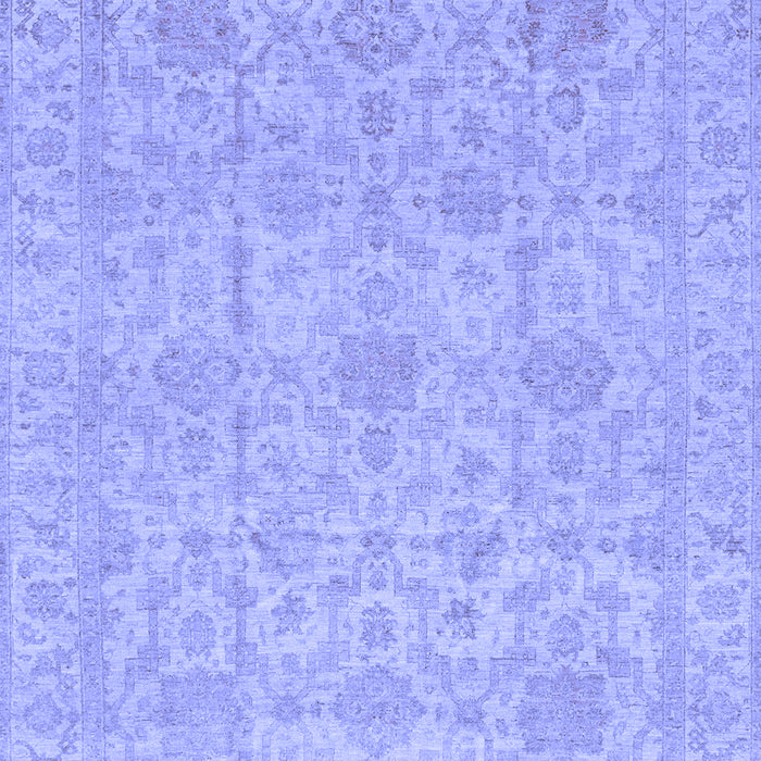 Machine Washable Oriental Blue Traditional Rug, wshabs3975blu