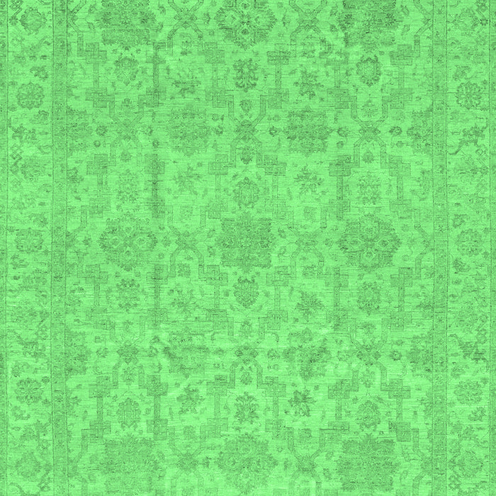Oriental Emerald Green Traditional Rug, abs3975emgrn