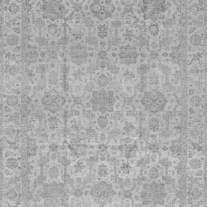 Machine Washable Oriental Gray Traditional Rug, wshabs3975gry