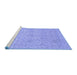 Sideview of Machine Washable Oriental Blue Traditional Rug, wshabs3975blu